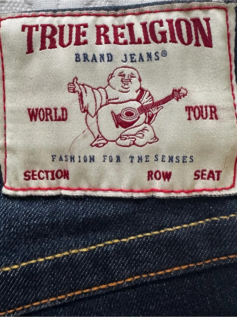 True Religion Jeans in Dark Indigo Wash